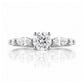 Mia, a Lab Diamond Half Eternity Engagement Ring - Victoria's Jewellery