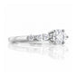 Mia, a Lab Diamond Half Eternity Engagement Ring - Victoria's Jewellery