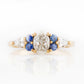 Ariana, a Diamond and Sapphire Engagement Ring - Victoria's Jewellery