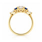 Ariana, a Diamond and Sapphire Engagement Ring - Victoria's Jewellery