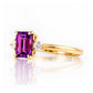 Bea, Amethyst and Lab Diamond - Victoria's Jewellery