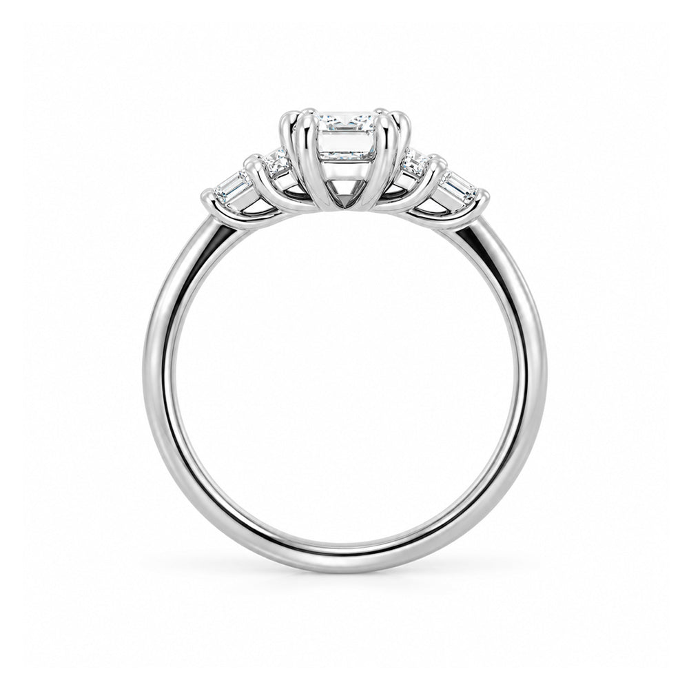 Beth, an Emerald cut Lab Diamond Ring - Victoria's Jewellery