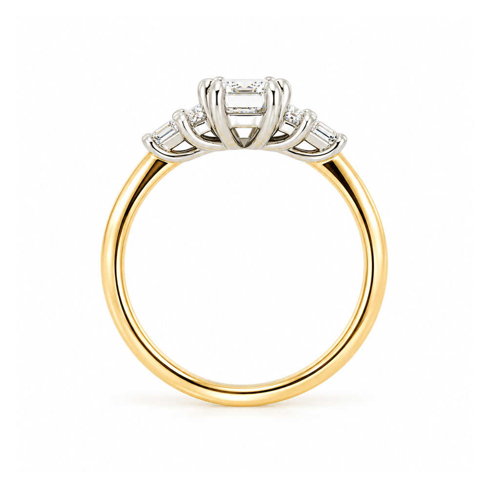 Beth, an Emerald cut Lab Diamond Ring - Victoria's Jewellery