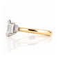 Beth, an Emerald cut Lab Diamond Ring - Victoria's Jewellery