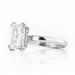 Jolindie, Hidden Halo Radiant cut Lab Diamond Ring - Victoria's Jewellery