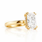Jolindie, Hidden Halo Radiant cut Lab Diamond Ring - Victoria's Jewellery