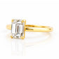 Mari, an Emerald cut Lab Diamond Solitaire Ring - Victoria's Jewellery