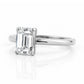 Mari, an Emerald cut Lab Diamond Solitaire Ring - Victoria's Jewellery