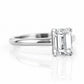 Mari, an Emerald cut Lab Diamond Solitaire Ring - Victoria's Jewellery