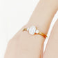 Emerald cut Diamond Trilogy Engagement Ring in Yellow Gold - Victoria's Jewellery