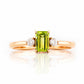 The Bea Ring, Peridot and Diamond - Victoria's Jewellery
