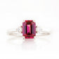 Bea, a Rhodolite and Diamond Ring - Victoria's Jewellery