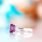 Bea, a Rhodolite and Diamond Ring - Victoria's Jewellery