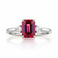 Bea, a Rhodolite and Diamond Ring