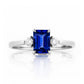 Bea, Lab Sapphire and Diamond Ring