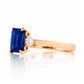 Bea, Lab Sapphire and Diamond Ring