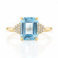 Zandri, Swiss Topaz and Diamond Ring - Victoria's Jewellery