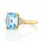 Zandri, Swiss Topaz and Diamond Ring - Victoria's Jewellery