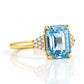 Zandri, Swiss Topaz and Diamond Ring - Victoria's Jewellery