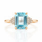 Zandri, Swiss Topaz and Diamond Ring - Victoria's Jewellery