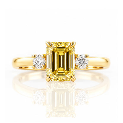 Bea, a Yellow Lab Diamond Ring - Victoria's Jewellery