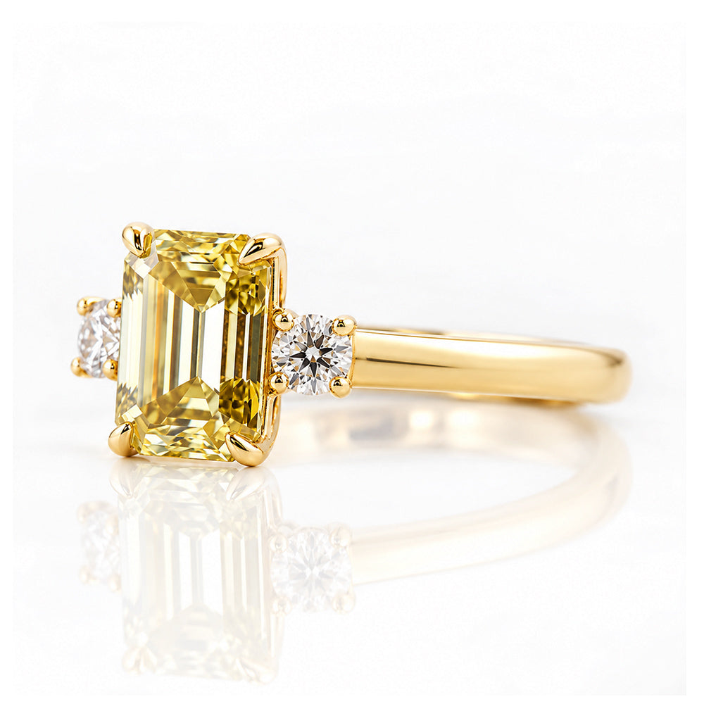 Bea, a Yellow Lab Diamond Ring - Victoria's Jewellery