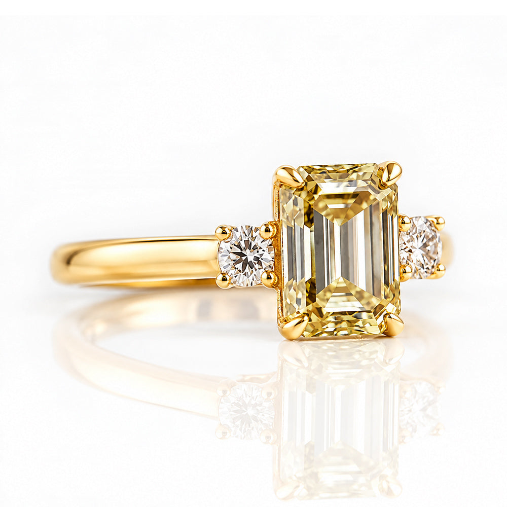 Bea, a Yellow Lab Diamond Ring - Victoria's Jewellery