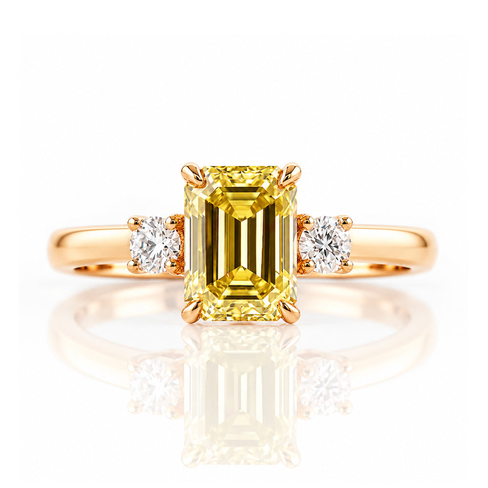 Bea, a Yellow Lab Diamond Ring - Victoria's Jewellery