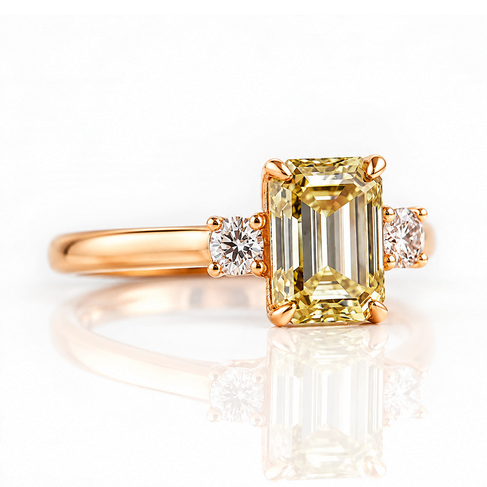 Bea, a Yellow Lab Diamond Ring - Victoria's Jewellery