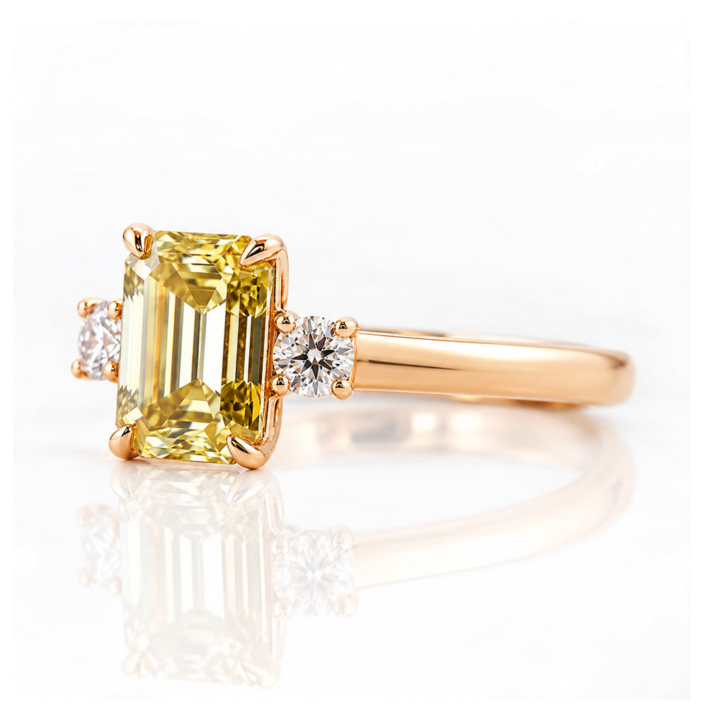 Bea, a Yellow Lab Diamond Ring - Victoria's Jewellery