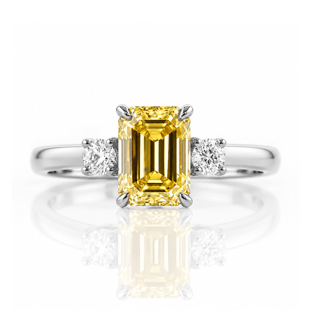 Bea, a Yellow Lab Diamond Ring - Victoria's Jewellery
