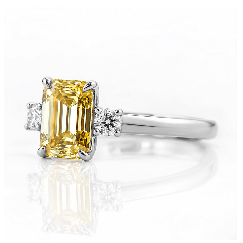 Bea, a Yellow Lab Diamond Ring - Victoria's Jewellery