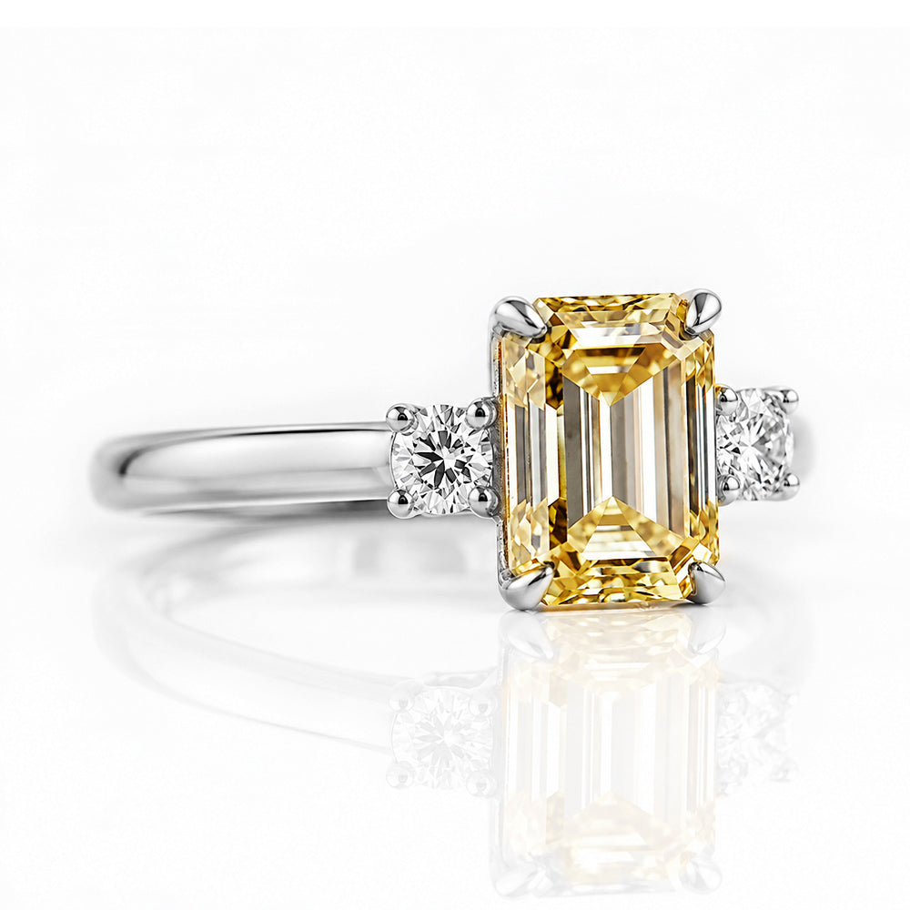 Bea, a Yellow Lab Diamond Ring - Victoria's Jewellery
