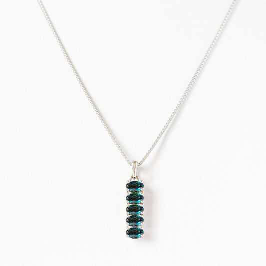 Willow, London Blue Topaz Necklace