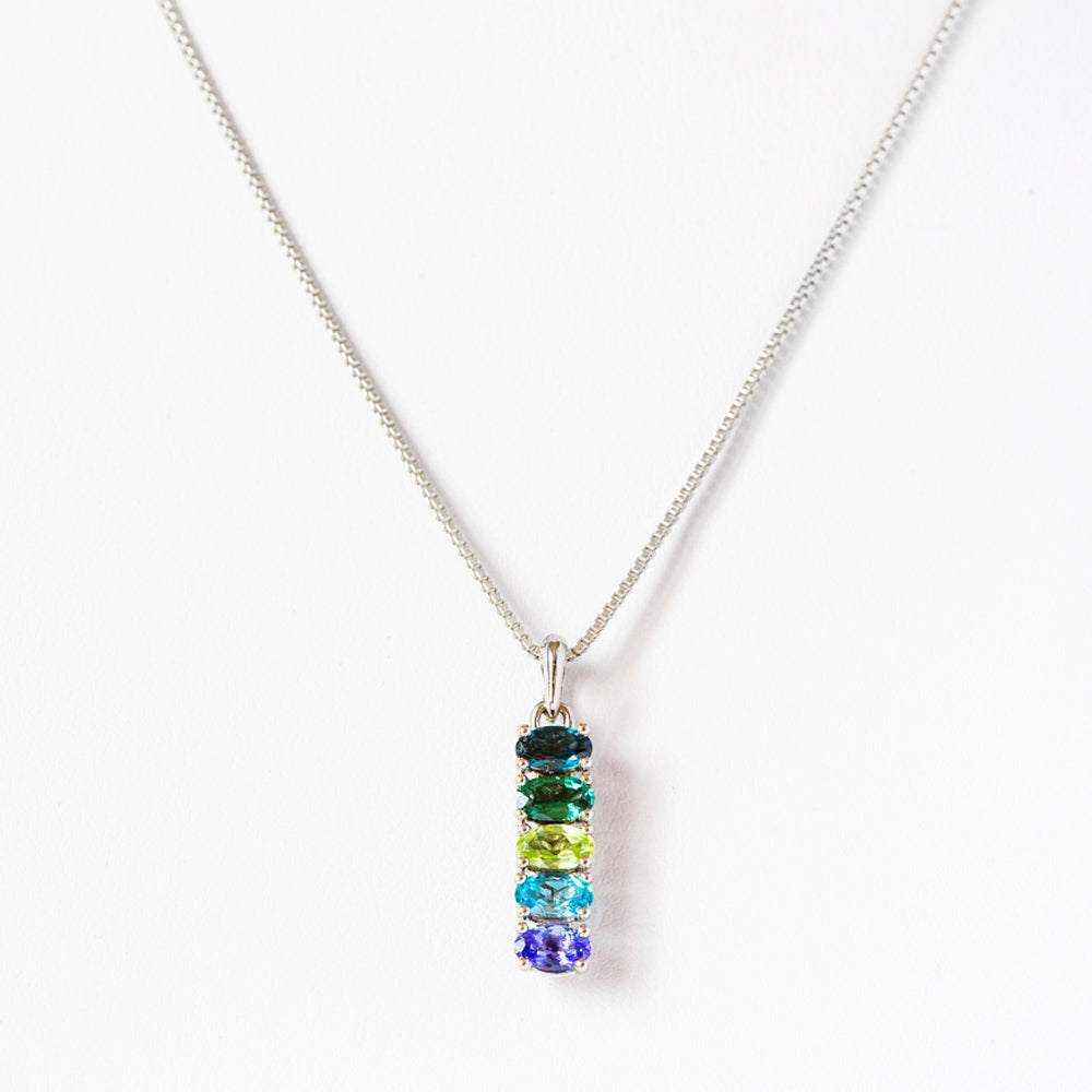 Willow, Blue-Green Necklace - Victoria's Jewellery