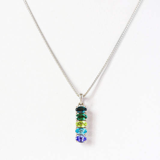 Willow, Blue-Green Necklace