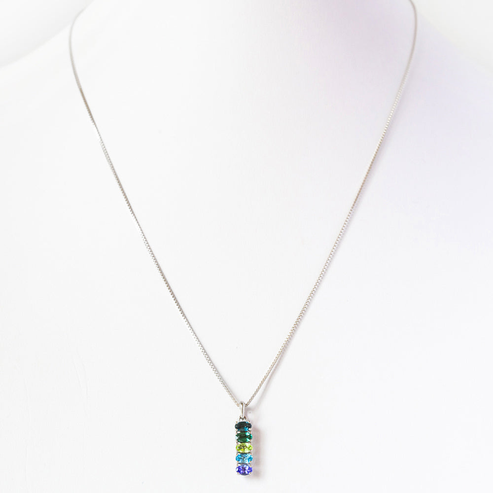 Willow, Blue-Green Necklace - Victoria's Jewellery