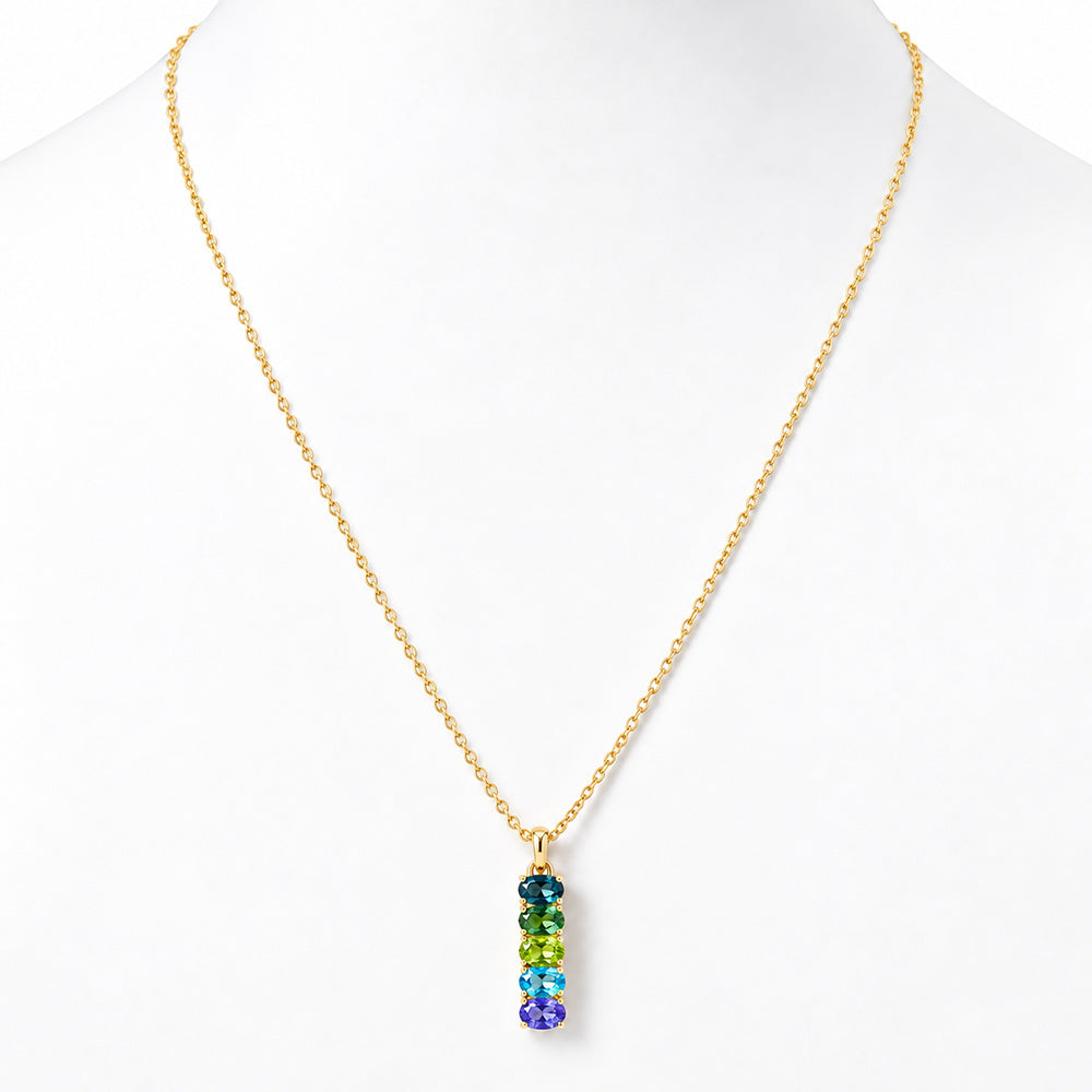 Willow, Blue-Green Necklace - Victoria's Jewellery