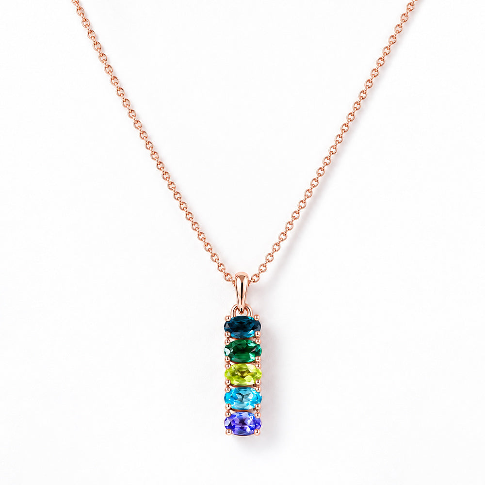 Willow, Blue-Green Necklace - Victoria's Jewellery