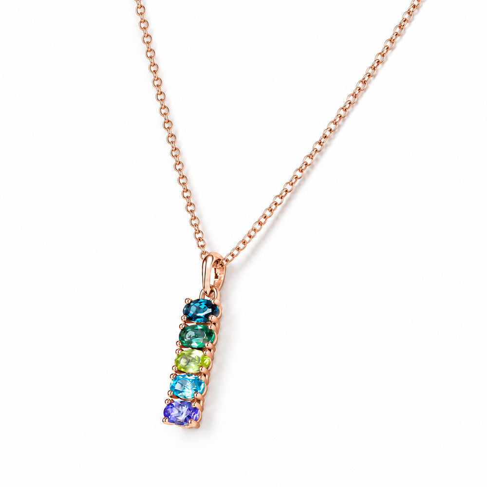 Willow, Blue-Green Necklace - Victoria's Jewellery