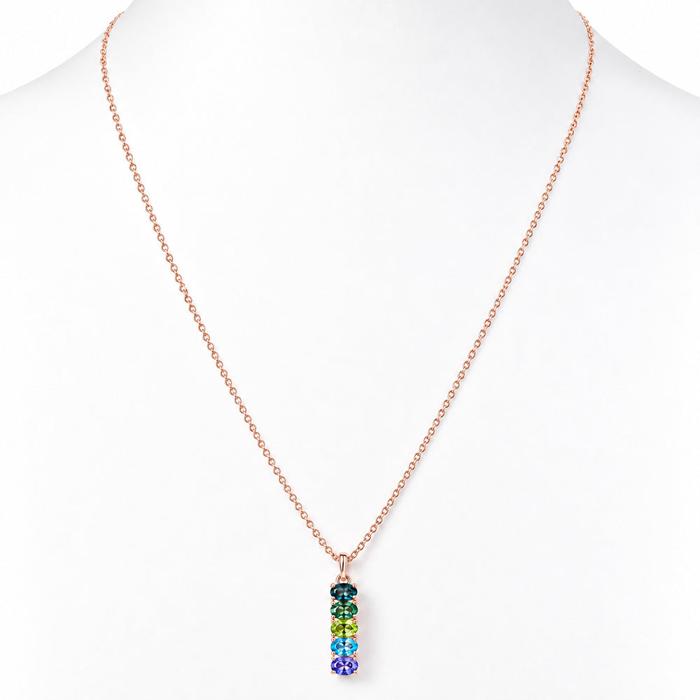 Willow, Blue-Green Necklace - Victoria's Jewellery
