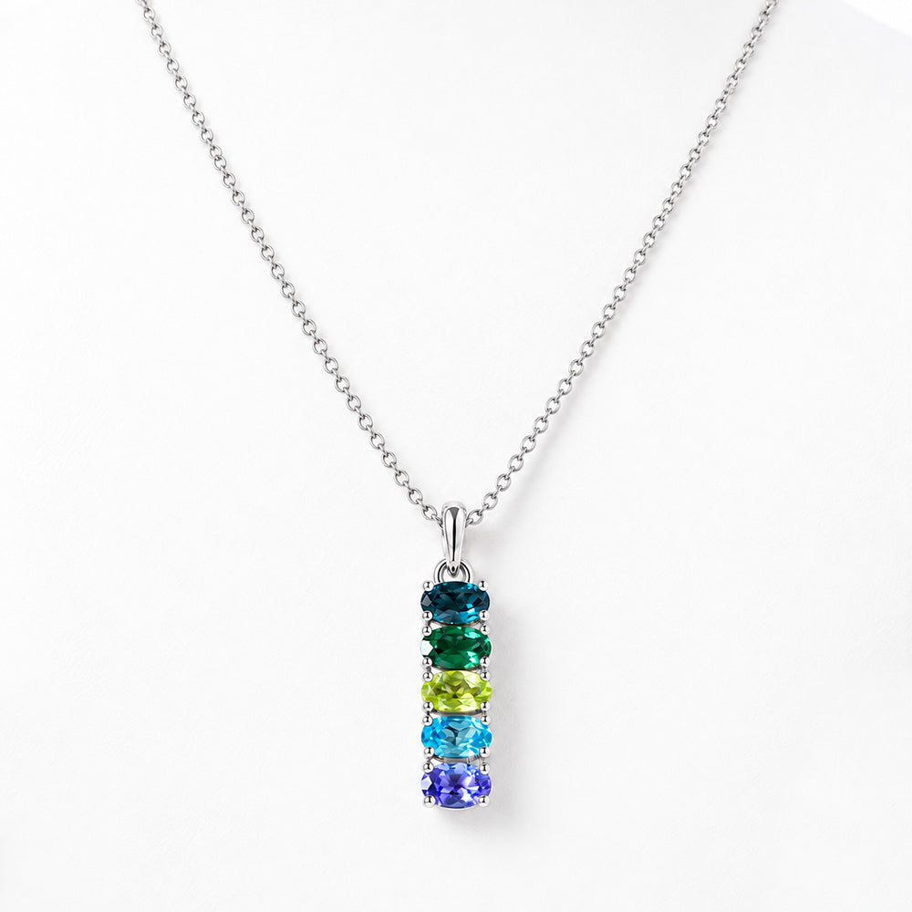 Willow, Blue-Green Necklace - Victoria's Jewellery