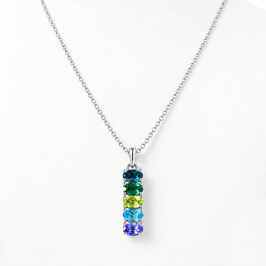 Willow, Blue-Green Necklace