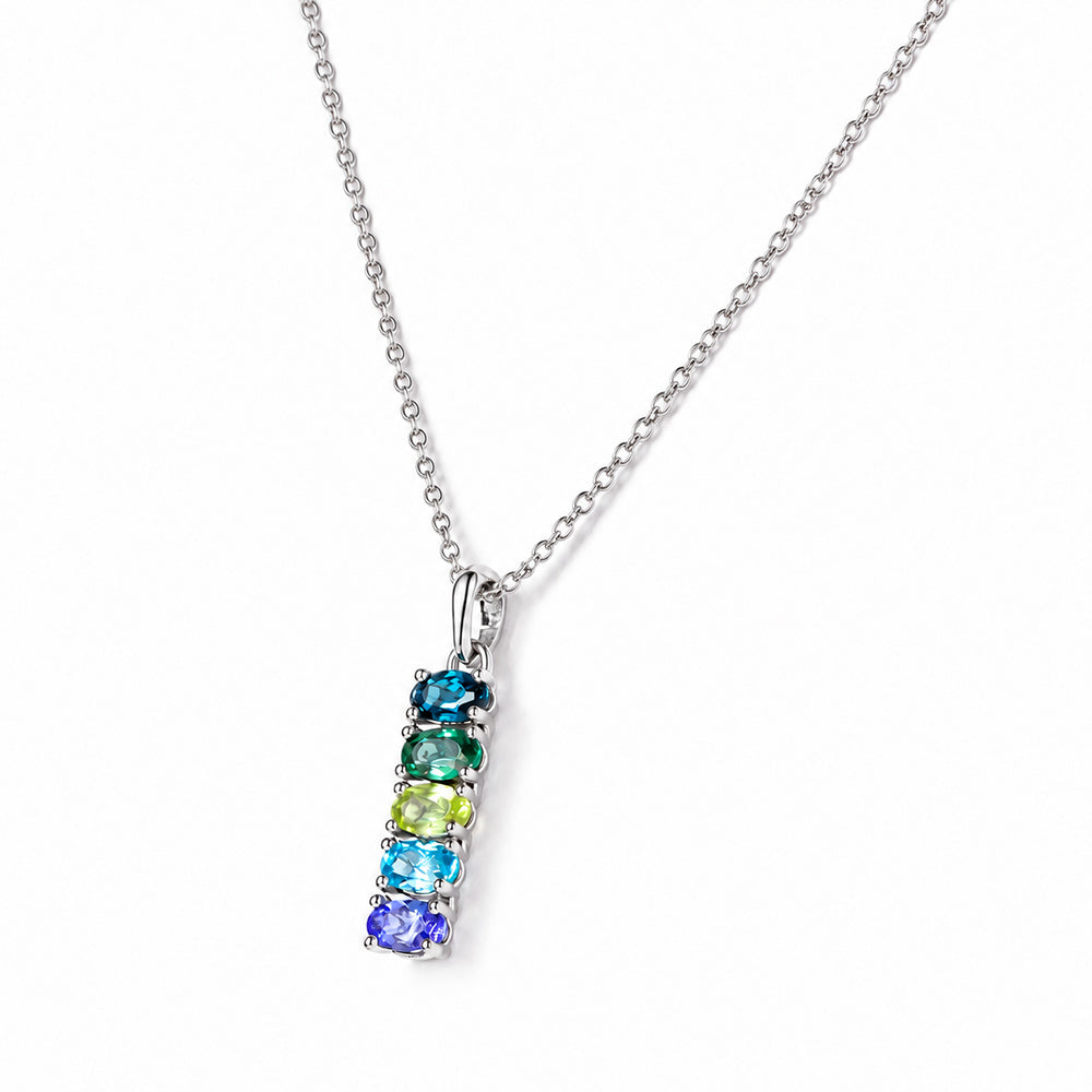 Willow, Blue-Green Necklace - Victoria's Jewellery