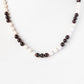 Garnet and Fresh Water Pearl Necklace - Victoria's Jewellery