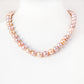 9.5-10mm Peach Fresh Water Pearl Necklace