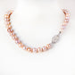 9.5-10mm Peach Fresh Water Pearl Necklace