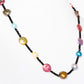 Multi Colour Fresh Water Pearl and Onyx Necklace - 50cm - Victoria's Jewellery