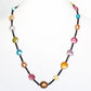 Multi Colour Fresh Water Pearl and Onyx Necklace - 55cm - Victoria's Jewellery