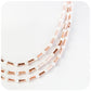 Rose Gold Hematite and Fresh Water Pearl Necklace